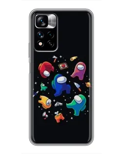 Чехол для Xiaomi Redmi Note 11 Pro Plus с картинкой «Among Us космос» Чехол для Xiaomi Redmi Note 11 Pro Plus с картинкой «Among Us космос»