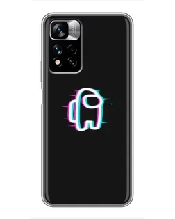 Чехол для Xiaomi Redmi Note 11 Pro Plus с картинкой «Among Us неон» Чехол для Xiaomi Redmi Note 11 Pro Plus с картинкой «Among Us неон»