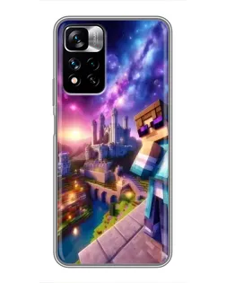 Чохол для Xiaomi Redmi Note 11 Pro Plus з картинкою «Стів та космос»