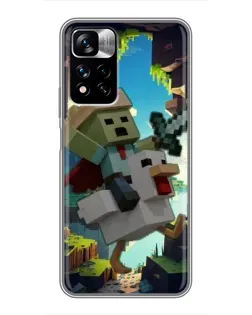 Чохол для Xiaomi Redmi Note 11 Pro Plus з картинкою «Стів та гусь»