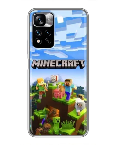 Чехол для Xiaomi Redmi Note 11 Pro Plus с картинкой «Minecraft классический мир» Чехол для Xiaomi Redmi Note 11 Pro Plus с картинкой «Minecraft классический мир»