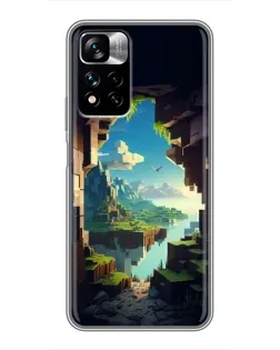 Чохол для Xiaomi Redmi Note 11 Pro Plus з картинкою «Вид з печери»