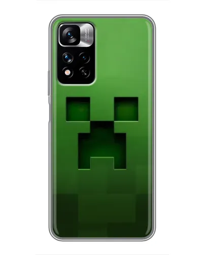 Чехол для Xiaomi Redmi Note 11 Pro Plus с картинкой «Крипер микро-дизайн» Чехол для Xiaomi Redmi Note 11 Pro Plus с картинкой «Крипер микро-дизайн»
