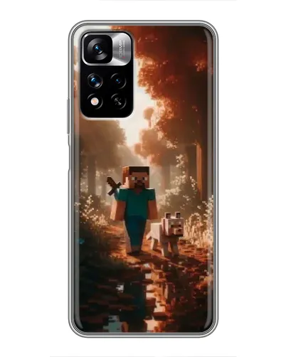 Чехол для Xiaomi Redmi Note 11 Pro Plus с картинкой «Стив в лесу» Чехол для Xiaomi Redmi Note 11 Pro Plus с картинкой «Стив в лесу»