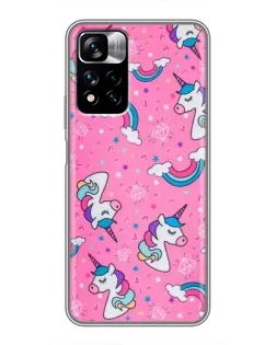 Чехол для Xiaomi Redmi Note 11 Pro Plus с картинкой «Unicorn паттерн розовый» Чехол для Xiaomi Redmi Note 11 Pro Plus с картинкой «Unicorn паттерн розовый»