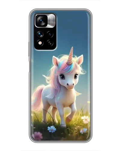 Чехол для Xiaomi Redmi Note 11 Pro Plus с картинкой «Единорог на поляне» Чехол для Xiaomi Redmi Note 11 Pro Plus с картинкой «Единорог на поляне»
