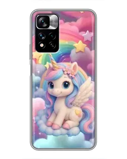 Чехол для Xiaomi Redmi Note 11 Pro Plus с картинкой «Маленький единорог» Чехол для Xiaomi Redmi Note 11 Pro Plus с картинкой «Маленький единорог»