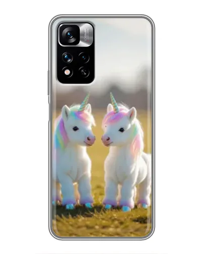 Чехол для Xiaomi Redmi Note 11 Pro Plus с картинкой «Пара единорогов» Чехол для Xiaomi Redmi Note 11 Pro Plus с картинкой «Пара единорогов»