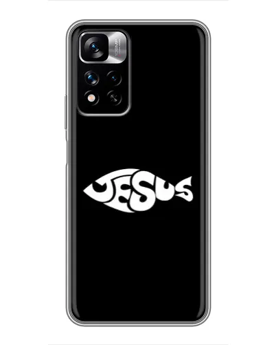 Чехол для Xiaomi Redmi Note 11 Pro Plus с картинкой «Рыба Jesus» Чехол для Xiaomi Redmi Note 11 Pro Plus с картинкой «Рыба Jesus»