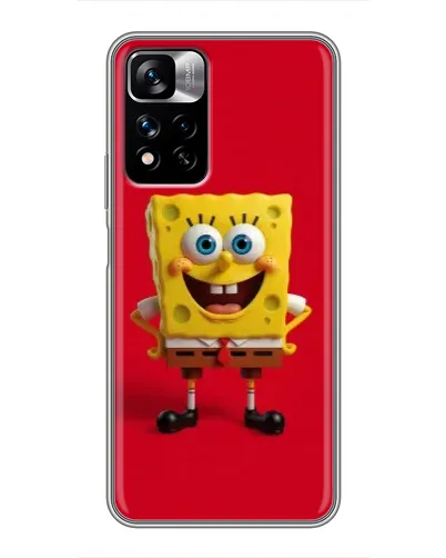 Чехол для Xiaomi Redmi Note 11 Pro Plus с картинкой «Спанч Боб на красном» Чехол для Xiaomi Redmi Note 11 Pro Plus с картинкой «Спанч Боб на красном»