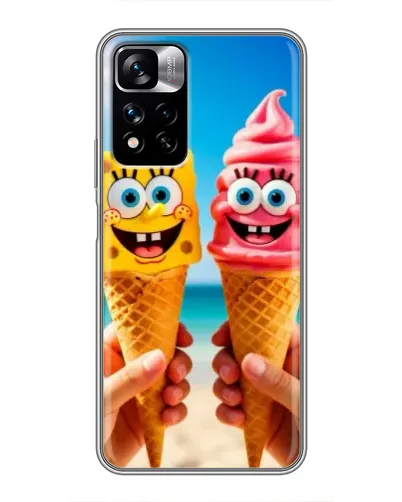 Чехол для Xiaomi Redmi Note 11 Pro Plus с картинкой «Спанч Боб мороженое» Чехол для Xiaomi Redmi Note 11 Pro Plus с картинкой «Спанч Боб мороженое»