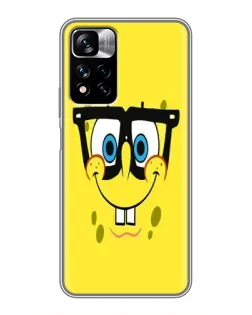 Чехол для Xiaomi Redmi Note 11 Pro Plus с картинкой «Минималистичный Спанч Боб» Чехол для Xiaomi Redmi Note 11 Pro Plus с картинкой «Минималистичный Спанч Боб»