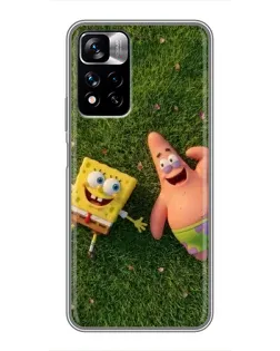 Чехол для Xiaomi Redmi Note 11 Pro Plus с картинкой «Друзья на лужайке» Чехол для Xiaomi Redmi Note 11 Pro Plus с картинкой «Друзья на лужайке»