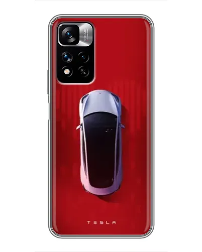 Чехол для Xiaomi Redmi Note 11 Pro Plus с картинкой «Tesla Top View» Чехол для Xiaomi Redmi Note 11 Pro Plus с картинкой «Tesla Top View»