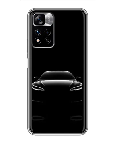 Чехол для Xiaomi Redmi Note 11 Pro Plus с картинкой «Силуэт Tesla Night» Чехол для Xiaomi Redmi Note 11 Pro Plus с картинкой «Силуэт Tesla Night»