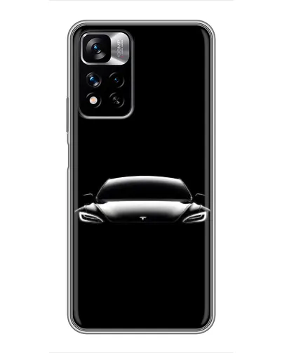 Чехол для Xiaomi Redmi Note 11 Pro Plus с картинкой «Фары Tesla Night» Чехол для Xiaomi Redmi Note 11 Pro Plus с картинкой «Фары Tesla Night»