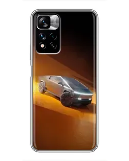 Чохол для Xiaomi Redmi Note 11 Pro Plus з картинкою «Cybertruck у пустелі» Чохол для Xiaomi Redmi Note 11 Pro Plus з картинкою «Cybertruck у пустелі»