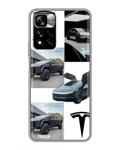 Чехол для Xiaomi Redmi Note 11 Pro Plus с картинкой «Коллаж Cybertruck Tesla» Чехол для Xiaomi Redmi Note 11 Pro Plus с картинкой «Коллаж Cybertruck Tesla»