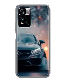 Чохол для Xiaomi Redmi Note 11 Pro Plus з картинкою «Mercedes — нічне місто» Чохол для Xiaomi Redmi Note 11 Pro Plus з картинкою «Mercedes — нічне місто»