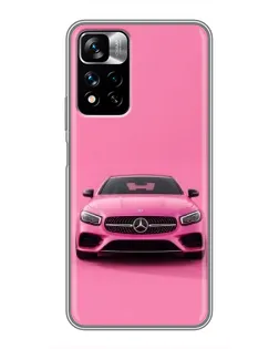 Чехол для Xiaomi Redmi Note 11 Pro Plus с картинкой «Розовый Mercedes AMG» Чехол для Xiaomi Redmi Note 11 Pro Plus с картинкой «Розовый Mercedes AMG»