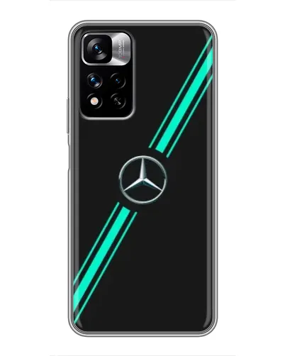 Чехол для Xiaomi Redmi Note 11 Pro Plus с картинкой «Спортивные линии Mercedes» Чехол для Xiaomi Redmi Note 11 Pro Plus с картинкой «Спортивные линии Mercedes»