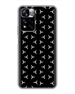 Чехол для Xiaomi Redmi Note 11 Pro Plus с картинкой «Mercedes паттерн звезд» Чехол для Xiaomi Redmi Note 11 Pro Plus с картинкой «Mercedes паттерн звезд»
