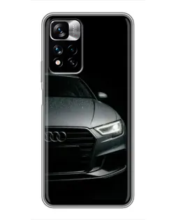 Чохол для Xiaomi Redmi Note 11 Pro Plus з картинкою «Audi — деталізація кузова» Чохол для Xiaomi Redmi Note 11 Pro Plus з картинкою «Audi — деталізація кузова»