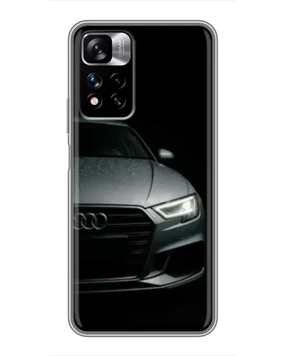 Чехол для Xiaomi Redmi Note 11 Pro Plus с картинкой «Audi — детализация кузова» Чехол для Xiaomi Redmi Note 11 Pro Plus с картинкой «Audi — детализация кузова»