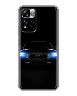 Чехол для Xiaomi Redmi Note 11 Pro Plus с картинкой «Audi в неоне» Чехол для Xiaomi Redmi Note 11 Pro Plus с картинкой «Audi в неоне»