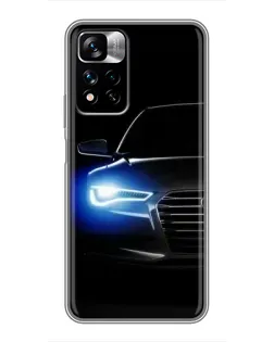 Чехол для Xiaomi Redmi Note 11 Pro Plus с картинкой «Неоновый взгляд Audi» Чехол для Xiaomi Redmi Note 11 Pro Plus с картинкой «Неоновый взгляд Audi»