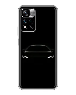 Чехол для Xiaomi Redmi Note 11 Pro Plus с картинкой «Взгляд Audi в темноте» Чехол для Xiaomi Redmi Note 11 Pro Plus с картинкой «Взгляд Audi в темноте»