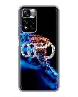 Чехол для Xiaomi Redmi Note 11 Pro Plus с картинкой «Энергия лого Audi» Чехол для Xiaomi Redmi Note 11 Pro Plus с картинкой «Энергия лого Audi»