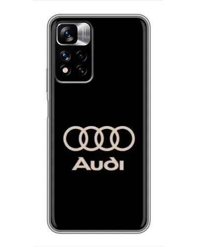 Чехол для Xiaomi Redmi Note 11 Pro Plus с картинкой «Audi — золотой логотип» Чехол для Xiaomi Redmi Note 11 Pro Plus с картинкой «Audi — золотой логотип»