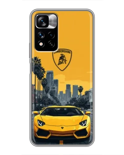 Чехол для Xiaomi Redmi Note 11 Pro Plus с картинкой «Желтый Lamborghini город» Чехол для Xiaomi Redmi Note 11 Pro Plus с картинкой «Желтый Lamborghini город»
