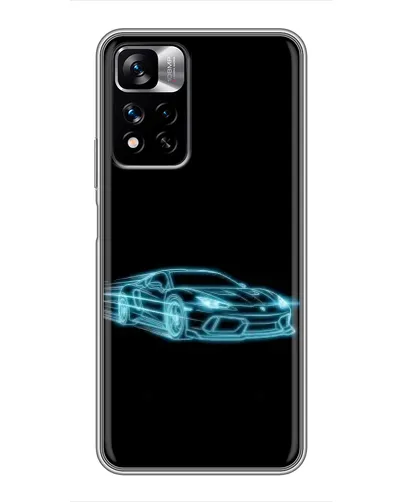 Чехол для Xiaomi Redmi Note 11 Pro Plus с картинкой «Неоновый контур Lamborghini» Чехол для Xiaomi Redmi Note 11 Pro Plus с картинкой «Неоновый контур Lamborghini»