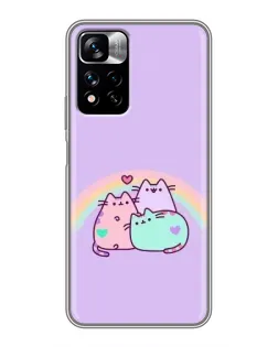 Чохол для Xiaomi Redmi Note 11 Pro Plus з картинкою «Веселкові Пушини» Чохол для Xiaomi Redmi Note 11 Pro Plus з картинкою «Веселкові Пушини»