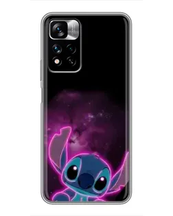 Чохол для Xiaomi Redmi Note 11 Pro Plus з картинкою «Неоновий Stitch»