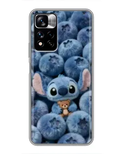 Чохол для Xiaomi Redmi Note 11 Pro Plus з картинкою «Стіч та лохина»