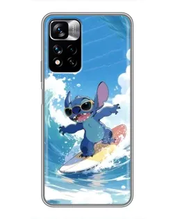 Чохол для Xiaomi Redmi Note 11 Pro Plus з картинкою «Стіч на хвилі»