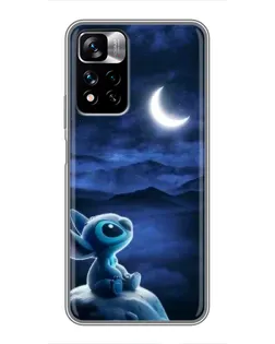 Чохол для Xiaomi Redmi Note 11 Pro Plus з картинкою «Місячна ніч Стіча»