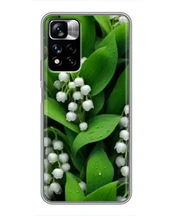 Чохол для Xiaomi Redmi Note 11 Pro Plus з картинкою «Конвалії в зелені» Чохол для Xiaomi Redmi Note 11 Pro Plus з картинкою «Конвалії в зелені»