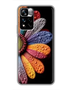 Чохол для Xiaomi Redmi Note 11 Pro Plus з картинкою «Райдужна квітка» Чохол для Xiaomi Redmi Note 11 Pro Plus з картинкою «Райдужна квітка»