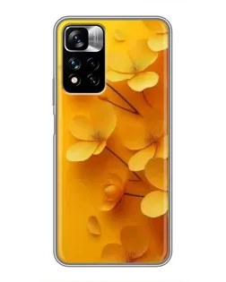 Чохол для Xiaomi Redmi Note 11 Pro Plus з картинкою «Золоті пелюстки» Чохол для Xiaomi Redmi Note 11 Pro Plus з картинкою «Золоті пелюстки»
