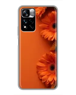 Чохол для Xiaomi Redmi Note 11 Pro Plus з картинкою «Помаранчеві гербери» Чохол для Xiaomi Redmi Note 11 Pro Plus з картинкою «Помаранчеві гербери»