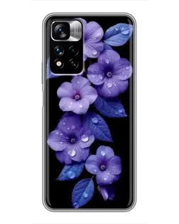 Чехол для Xiaomi Redmi Note 11 Pro Plus с картинкой «Фиолетовые цветы с росою» Чехол для Xiaomi Redmi Note 11 Pro Plus с картинкой «Фиолетовые цветы с росою»
