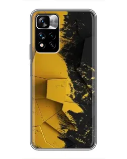 Чехол для Xiaomi Redmi Note 11 Pro Plus с картинкой «Золотые осколки геометрии»