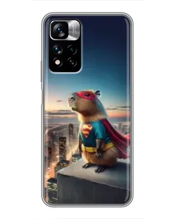 Чохол для Xiaomi Redmi Note 11 Pro Plus з картинкою «Капі-мен супергерой» Чохол для Xiaomi Redmi Note 11 Pro Plus з картинкою «Капі-мен супергерой»