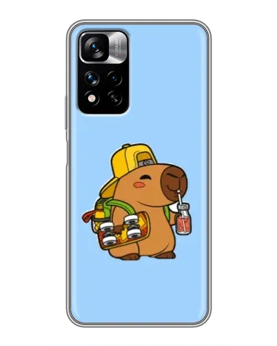 Чехол для Xiaomi Redmi Note 11 Pro Plus с картинкой «Капибара на скейте» Чехол для Xiaomi Redmi Note 11 Pro Plus с картинкой «Капибара на скейте»