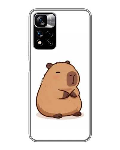 Чехол для Xiaomi Redmi Note 11 Pro Plus с картинкой «Толстенькая капибара» Чехол для Xiaomi Redmi Note 11 Pro Plus с картинкой «Толстенькая капибара»
