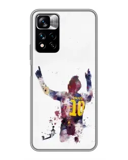 Чехол для Xiaomi Redmi Note 11 Pro Plus с картинкой «Акварельный Месси Барселона» Чехол для Xiaomi Redmi Note 11 Pro Plus с картинкой «Акварельный Месси Барселона»